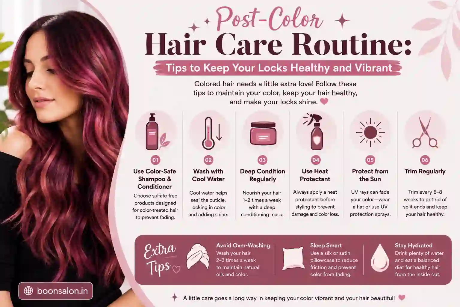 Post Color Hair Care Routine at Boon Salon