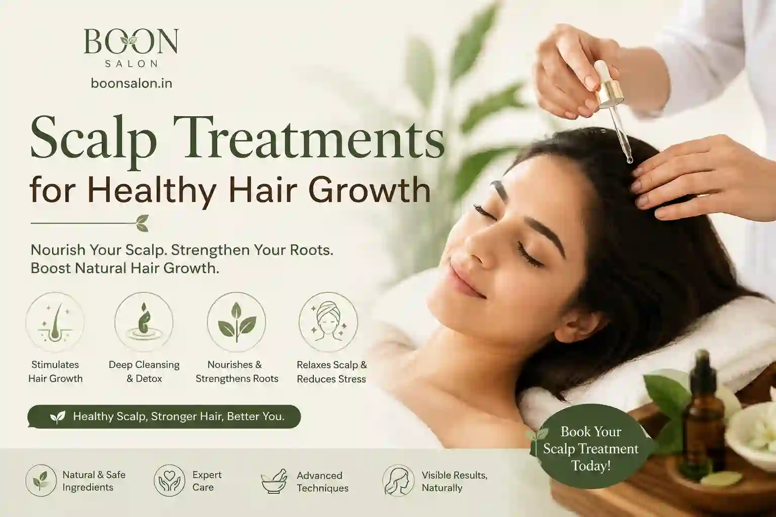 Scalp Treatments for Healthy Hair Growth - Boon Salon